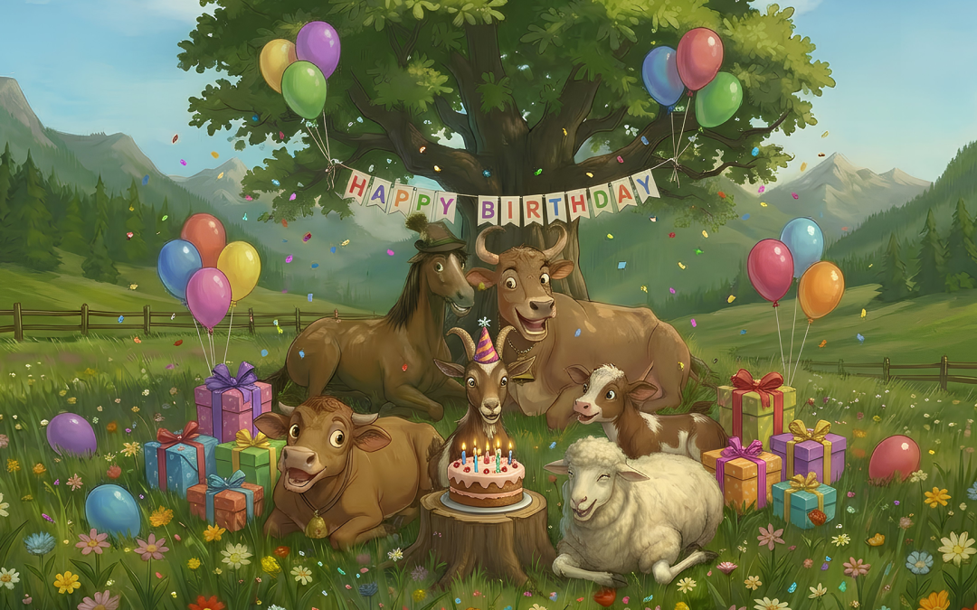 Greta the Goats Farmyard Birthday