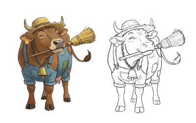 Veronica the Cow free colouring pages are here — and your kids are going to love them.