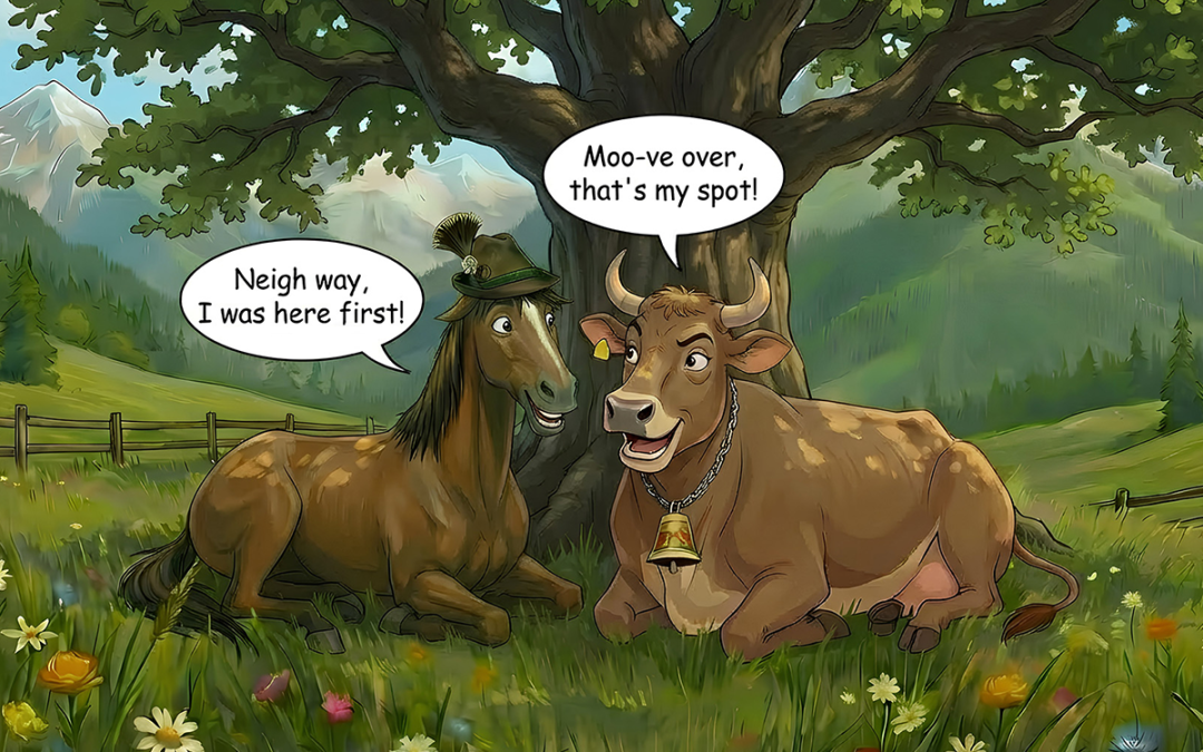 Veronica and Otto Joke – Desktop Wallpaper