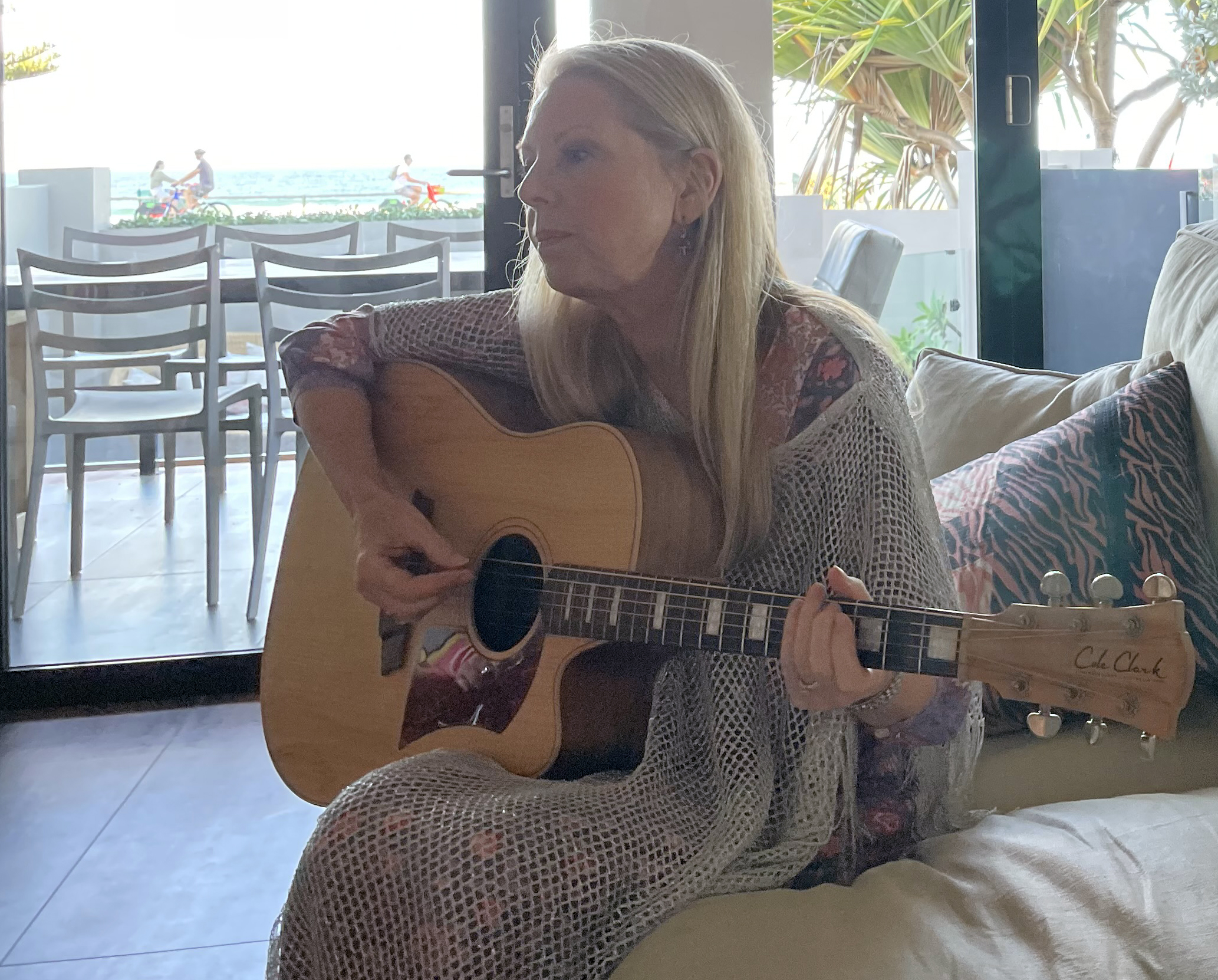 Veronica's Song — Jaz playing guitar