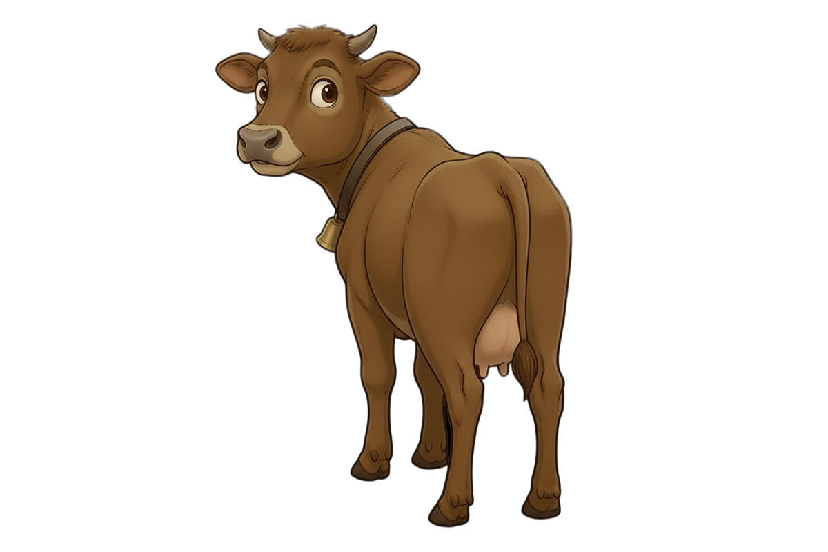 Meet Liesel — the Cheekiest Calf in Veronica's World Children's Book Series
