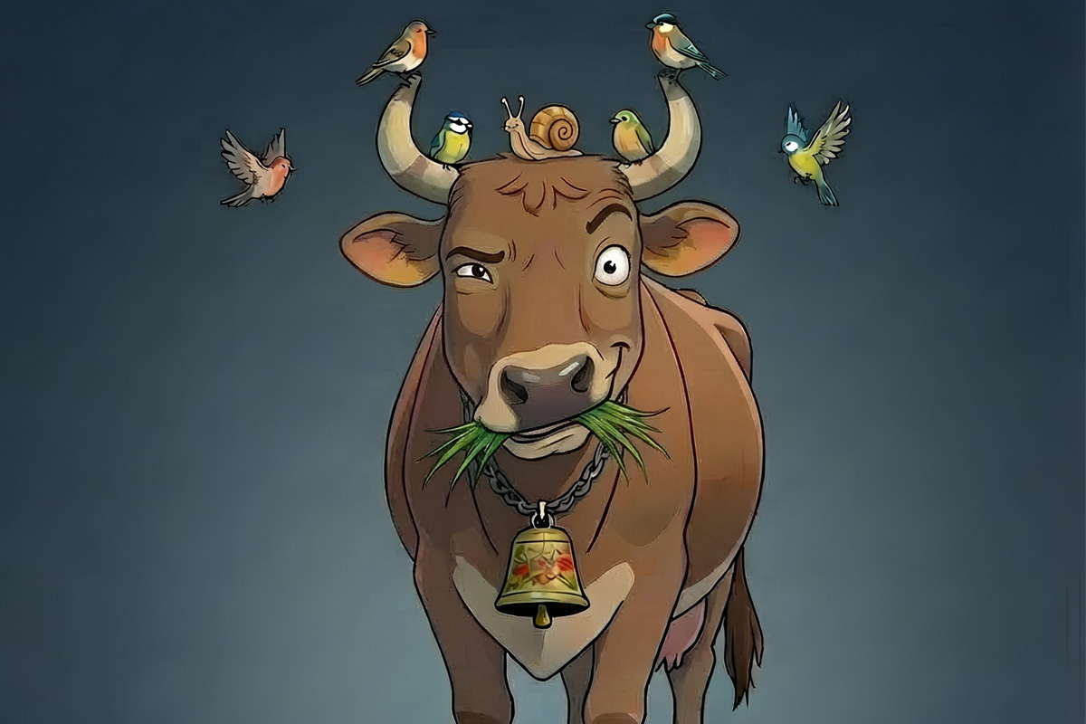 Veronoca looks quizzical Cow Facts for Kids
