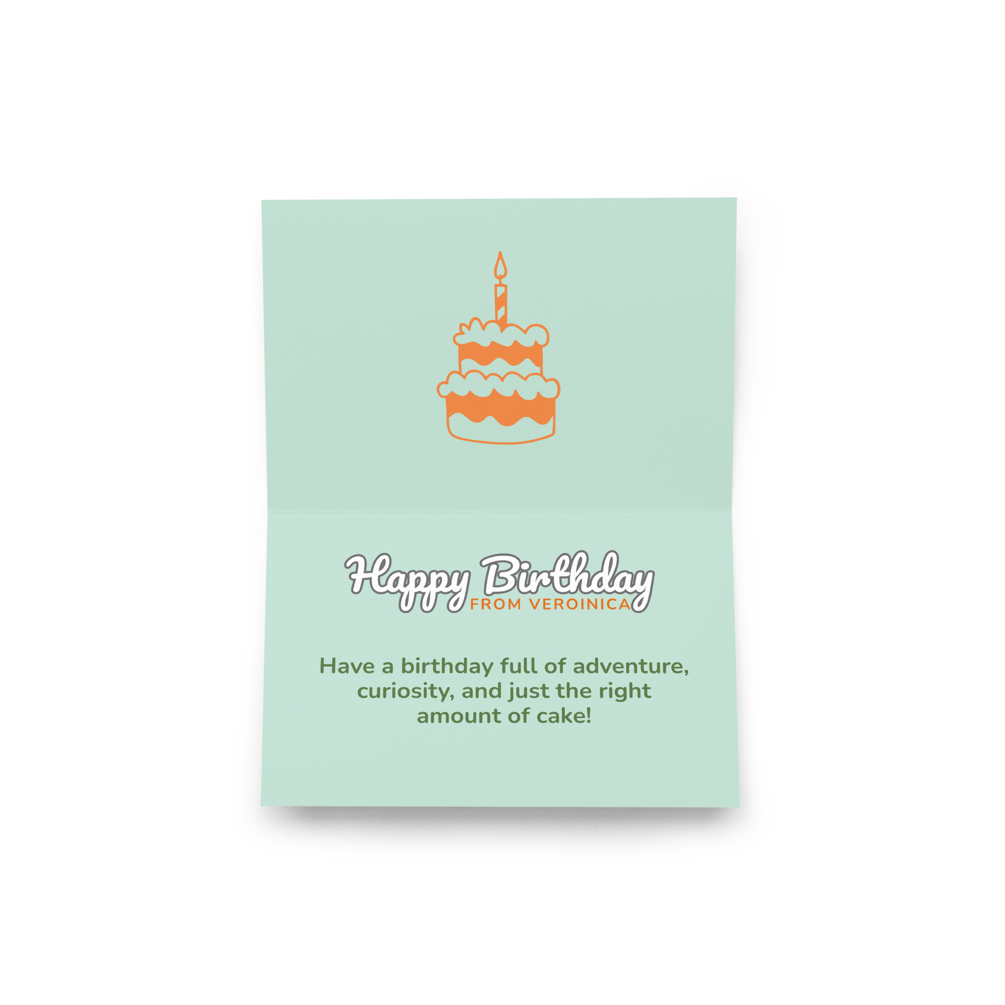 Birthday Wishes from Veronica ππ Greet Card