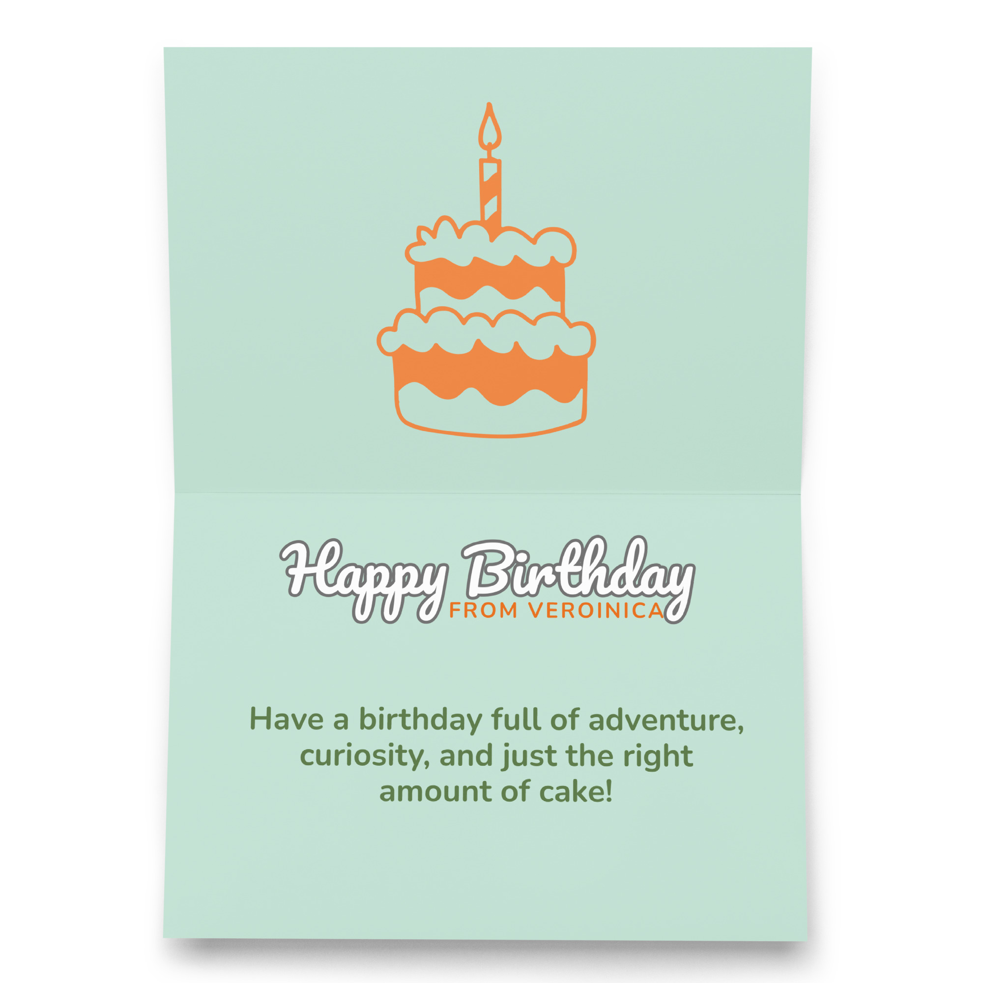 Birthday Wishes from Veronica ππ Greet Card - Image 4