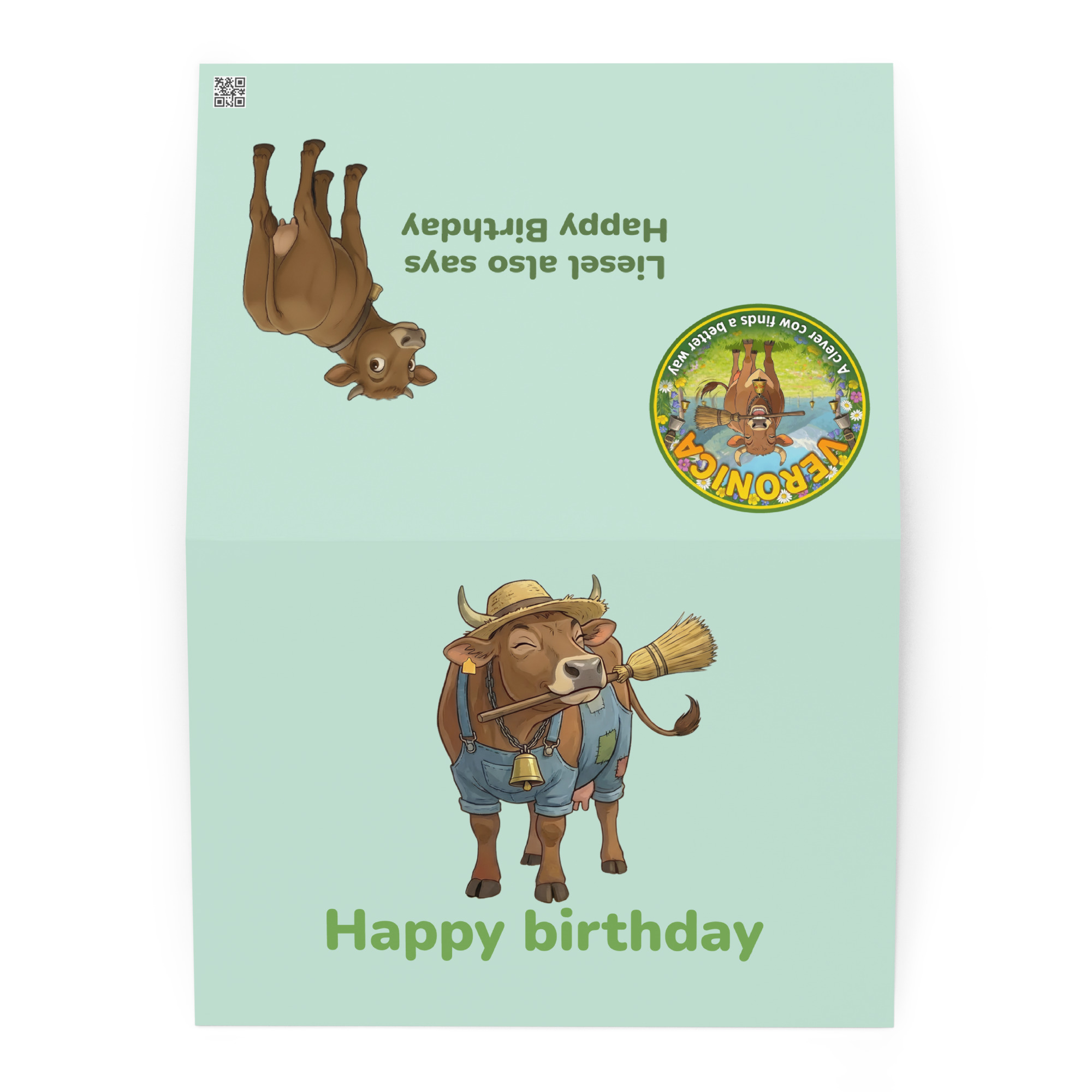 Birthday Wishes from Veronica ππ Greet Card - Image 3