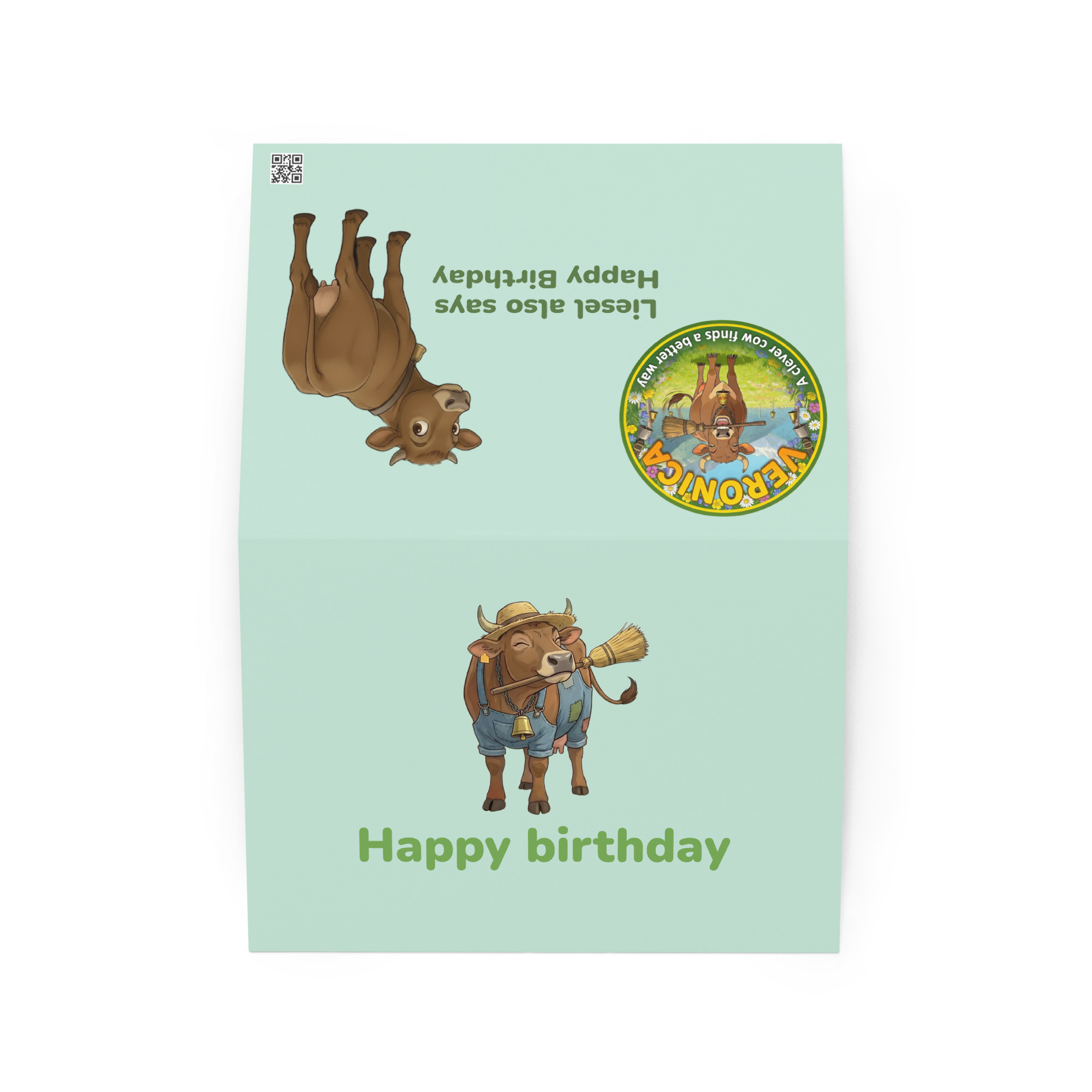 Birthday Wishes from Veronica ππ Greet Card - Image 5