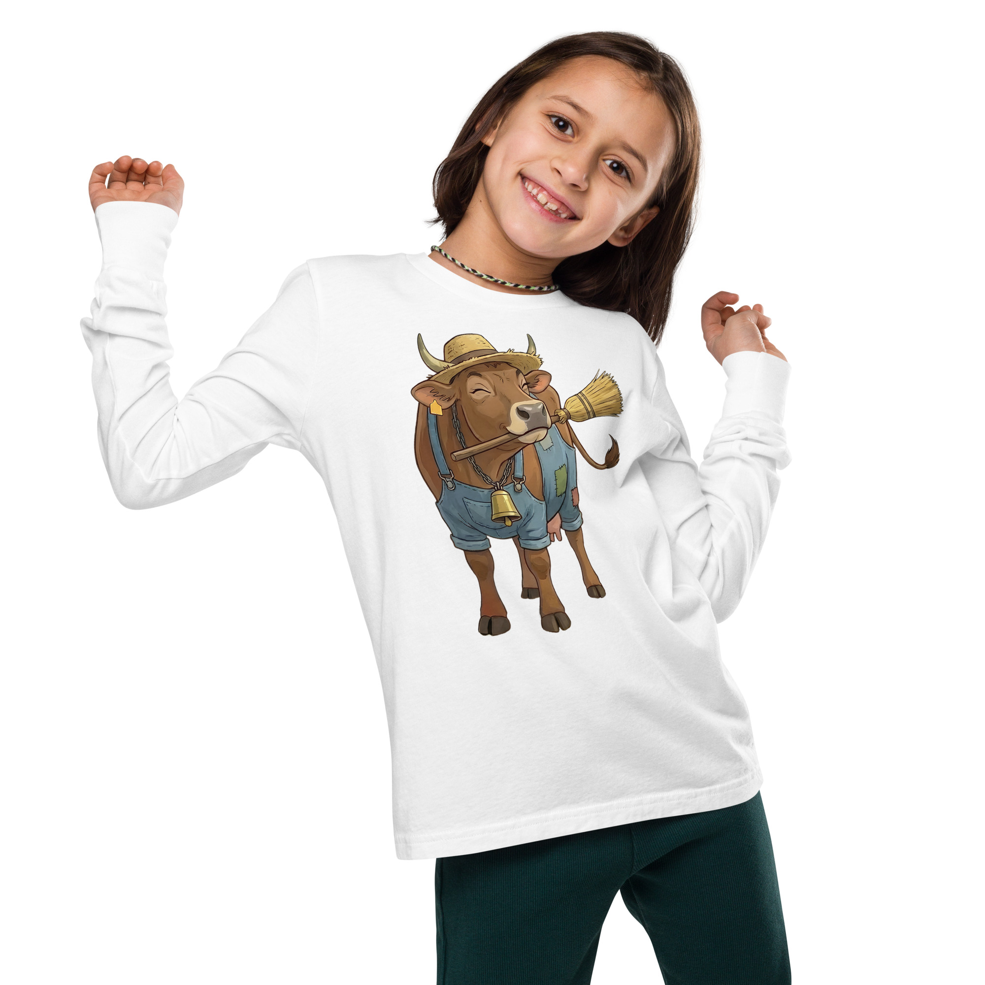 Veronica’s Clever Cow Long Sleeve Tee - Image 4