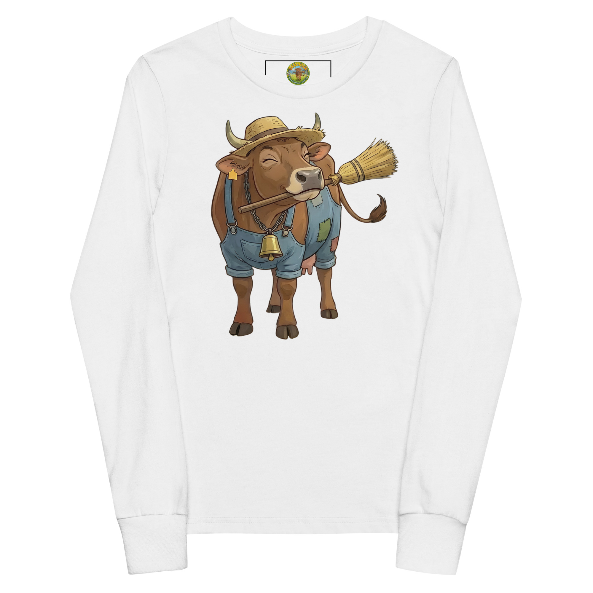 Veronica’s Clever Cow Long Sleeve Tee - Image 3
