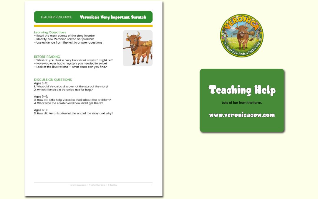Reading Comprehension — Veronica’s Very Important Scratch