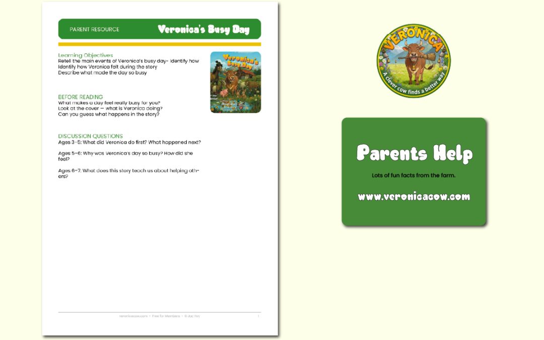 Reading Comprehension — Veronica’s Busy Day