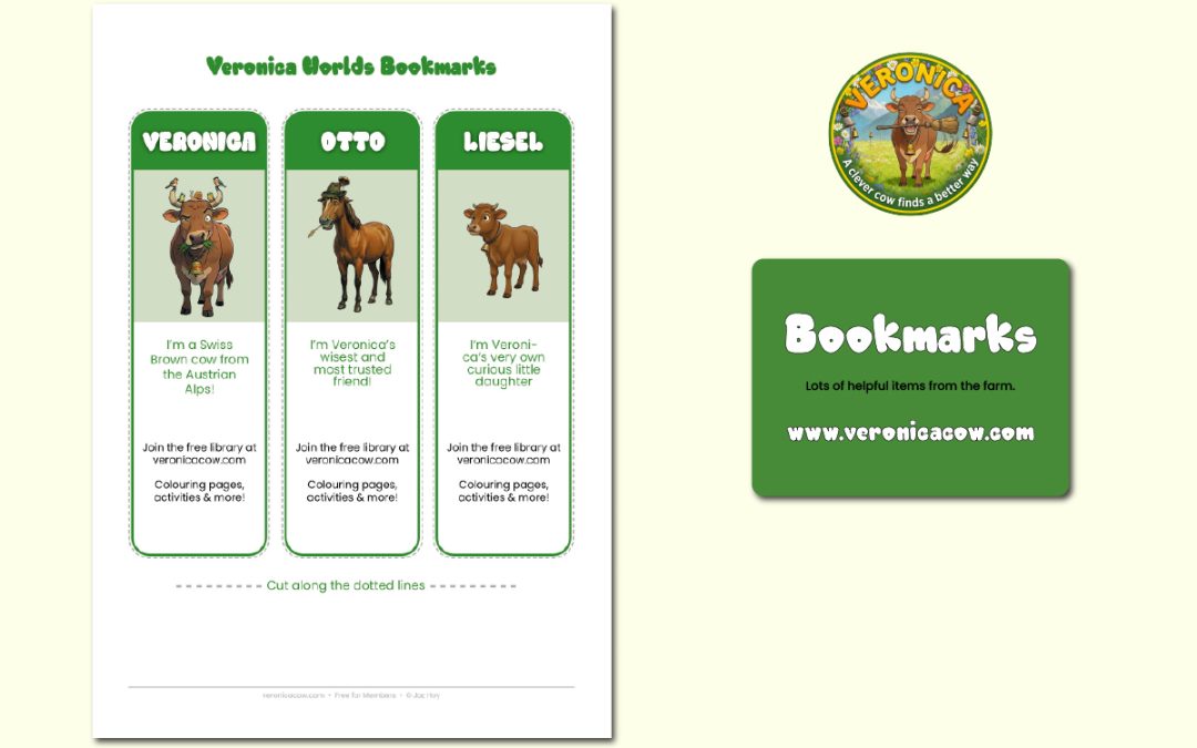 Character Bookmarks — Set of 5