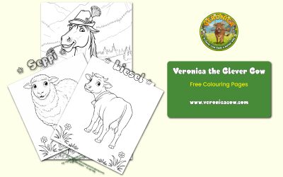 Free Colouring Pages — 7 Beautiful Veronica Designs Children Adore