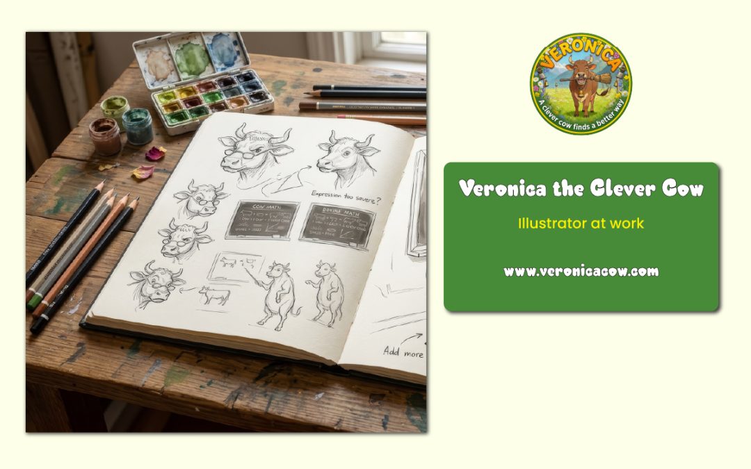 Picture Book Illustration — 4 Heartwarming Stages Behind Every Veronica Book