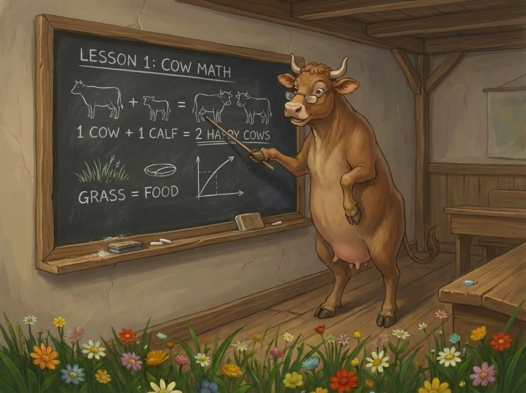 Cow facts for the classroom